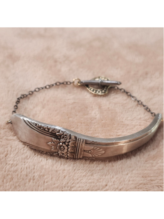 None Jewelry - Rodgers bros First Love Silverplate Silverwear Bracelet handmade